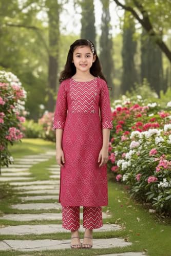 Image of Girls Girls Kurta Set