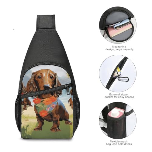 Bolso bandolera ligero para senderismo y viaje unisex miniatura 5