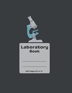 Student Lab Notebook: Blank Notebook Academic Lab Writing for graduate students Graduate Research, or Independent Research, Chemical Laboratory and ... Notebook 160 Pages - 8.5" x 11" - Black Cover