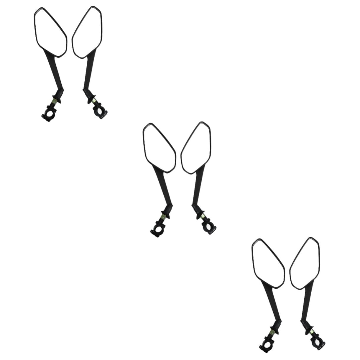 POPETPOP 3 Ensembles Vélo Miroir Vélo Électrique Modifié Miroir Cycle Visualisation Fournir Vue Arrière Pour Rétroviseur Remplacer s Guidon Rétroviseur