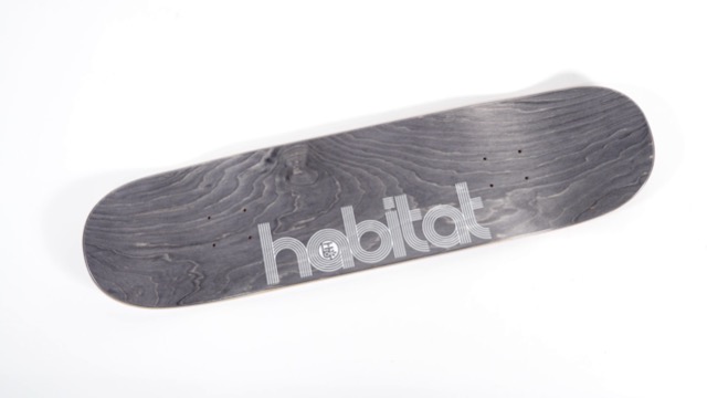 Amazon.com : Habitat Skateboard Deck Mosaic 20 Black 8.125