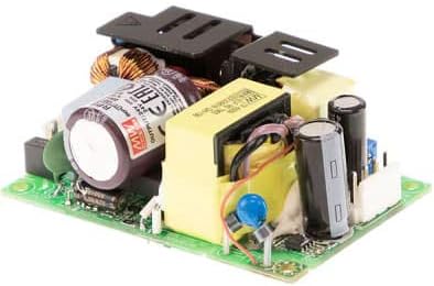 RPS-120S-15, Power Supply; AC-DC; Open Frame; Medi; 114W; 15V 7.6A; 80-264VAC in, Adj Vout