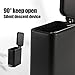 Abilieauty 5L Rectangular Pequeño Acero Inoxidable Paso Bote de Basura Papelera Basura...