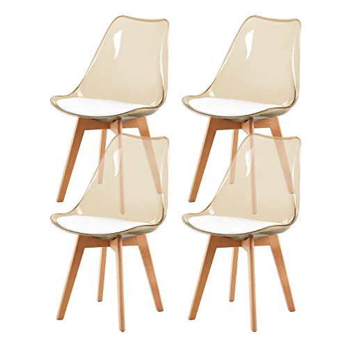 EGGREE Zestaw 4 krzeseł do jadalni i kuchni, testowanych przez SGS,...