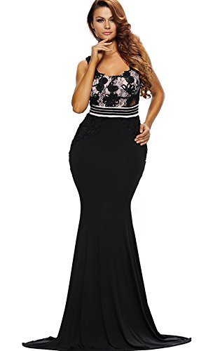 Robe sans manches YALI en dentelle florale parfaite pour vos soirées d'été