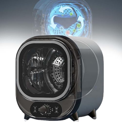 URJWAN SèChe-Linge à Condensateur Portable, SèChe-Linge à Condensateur sur Pied, Compact Et Portable, SéChage 35 DéCibels, Double Sondes De ContrôLe De TempéRature,C-220V