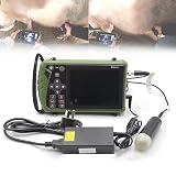 【Kit profesional】El ecógrafo veterinario portátil incluye una sonda mecánica en forma de abanico de 3,5 MHz, lista para usar de inmediato, y permite realizar diagnósticos precisos en tan solo 3 minutos. Incluye un estuche de transporte para facilitar su portabilidad y manejo.