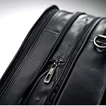 Samsonite Leather Expandable Briefcase, Black, One Size - Image 5