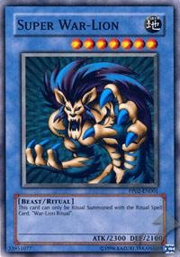 Amazon.com: Yu-Gi-Oh! - Super War-Lion (PP02-EN001