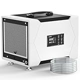 CADPXS Crawl Space Dehumidifier with Pump and Drain Hose, 80 Pint Crawlspace Dehumidifier for Commercial, Basement, Water Damage Use, Auto Defrost, Memory Start, cETL Certified, Up to 1000 Sq Ft