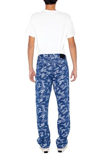 Forever 21 Men's Camo Mid-Rise Straight Jeans4