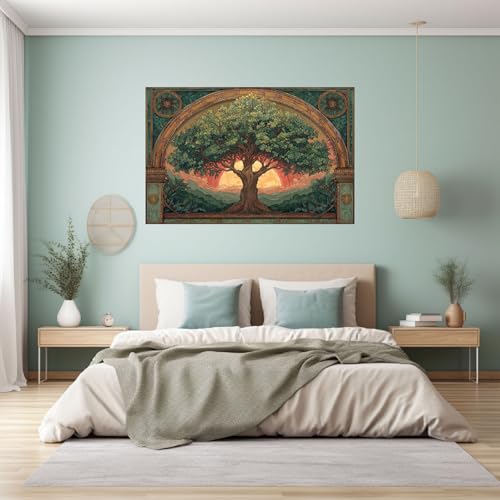 Paysage Tableau Mural Arbre DéCoration Ale Moderne Vert - 4