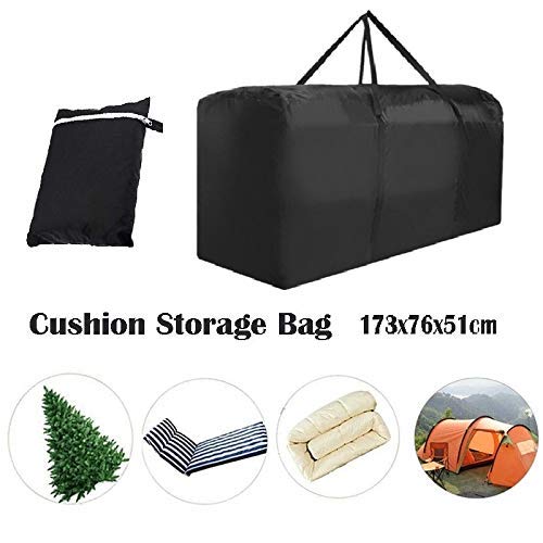 Patio Waterproof Extra Large Protective Zippered Outdoor Cushion Furniture Storage Bag With Handles, 68In L X 30In W X 20In H (1 Pack) #TOP1