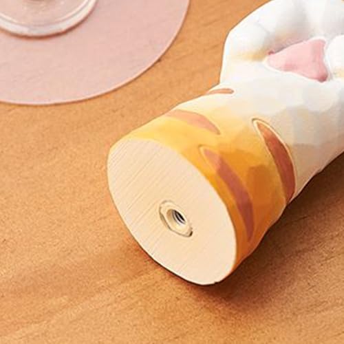 Percha de pared adhesiva con forma de pata de gato para mochila y corona de hogar 8