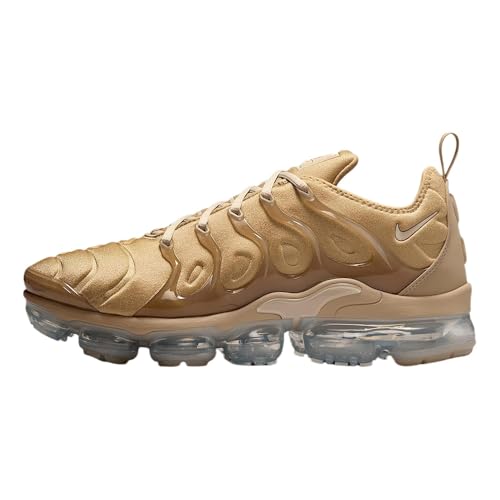Image of Nike Air Vapormax Plus Men's Shoes (IB4008-297, Parachute Beige /Black /White /Desert Khaki) Size 8