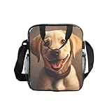 Materiale PVC trasparente di alta qualità: questa graziosa borsa per il pranzo trasparente con stampa di cane labrador è realizzata in PVC leggero di alta qualità, resistente all'usura e altamente trasparente, consentendo di vedere e accedere facilmente al pranzo, agli snack o agli oggetti essenziali a colpo d'occhio senza rovistare, rendendolo ideale per giornate lavorative impegnative o mattine scolastiche.