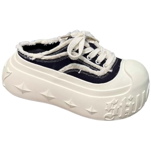 [FleurUneffe] gAbv 7cm ƂȂ LoX Xj[J[ fB[X Xb| C V[Y 23.5 24 24.5 (s360 24.0 cm)