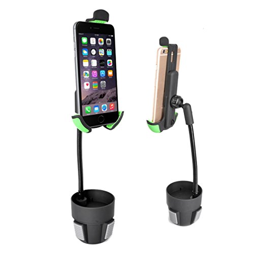 Car Cup Holder Mount, Beepels FashionRide Adjustable Neck Car Mount Cup Holder with 360° Rotatable, including iPhone, iPod, Smartphones, iPhone 7, 6, 6S, Galaxy S7, S6 Edge