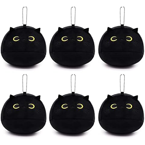 Yamepuia Black Cat Plush Charm Set Cover