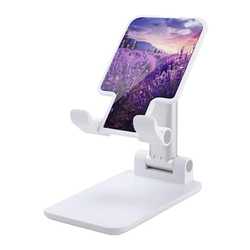 Soporte de teléfono para escritorio y viajes color lavanda
