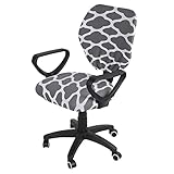 Protección total: cubre el respaldo y el asiento de la silla, lo que significa proteger las 2 partes importantes de la silla, el grosor puede proteger su silla del polvo lácteo o los arañazos, es duradera y duradera.