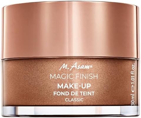 Amazon.com : M. Asam Magic Finish Make-Up Mousse (1.01 Fl Oz) – 4in1 Primer, Foundation, Concealer & Powder With Buildable Coverage, Hides Redness And Dark Spots, Vegan, For Light To Medium Skin Tones