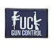 F Gun Control Morale Patch Removable Hook and Loop for Molle Gear, Operator Hat, Rucksack, Pack Bag, Backpack, Made in The USA