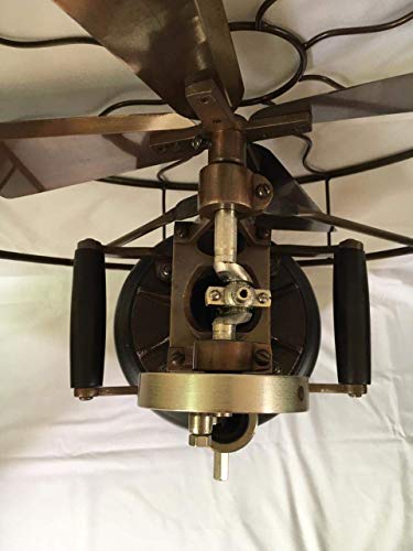 Image of Antique Vintage Kerosene Operated Museum Decor Steam Fan (27 Inch Height)