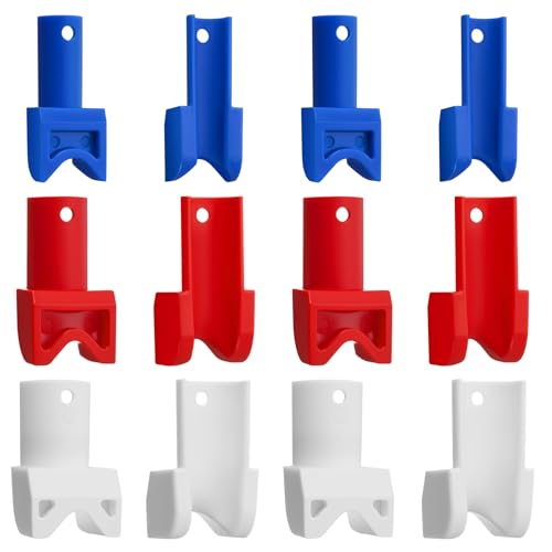 Roowest 12 Pcs Conduit Wire Pulling Tools with 12 Open Ring Holders, Multi Pack Cable Pulling Guides, Electrical Box Cable Pull Tools, Prevent Wire Damage During Pulls, 4 Each 1/2, 3/4, 1"