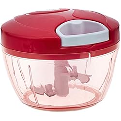 Amazon Brand Solimo Plastic Atta Dough Maker Compact Vegetable Chopper 350ml Magenta Combo Amazon In Home Kitchen