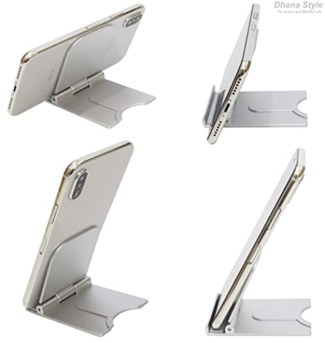 コンパクト 薄型 折りたたみ スマホ スタンド ポータブル スマートフォン ホルダー スリム モバイル スタンド Type:SZ-CST (DARK GRAY)