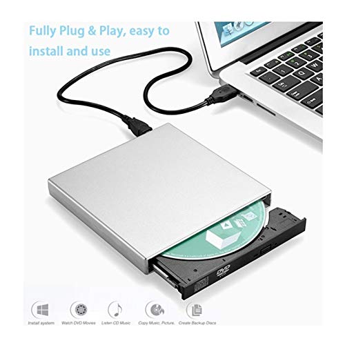 Lecteurs CD externe USB 2.0 drive slim CD VCD ROM rewriter burner PC - 2