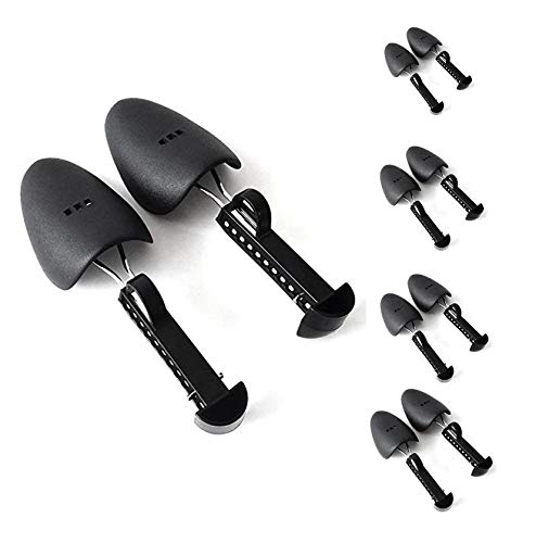 5 Pairs of Plastic Shoe Trees I Adjustable Length Shoe Trees for Men I Shoe & Boot Trees I Men Shoe Tree Stretcher Boot Holder Organizers I Practical Shoe Shaper for All Shoes & Sneakers