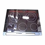 Samsung DG94-03730D Range Main Glass Cooktop, Frame Module Assembly, Black