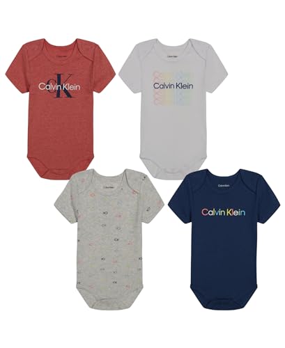 Image of Calvin Klein baby-boys 4 Pack Bodysuit