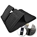 Paint Brush Holder - Organizer for 15 Long Handle Brushes - Storage for Acrylic, Oil & Watercolor Art Paintbrushes - Artists' Quality Supplies by MyArtscape™ (Black)
