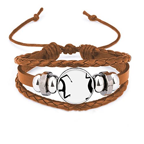 Bracelet en cuir motif Totem d'Égypte, cadeau idéal