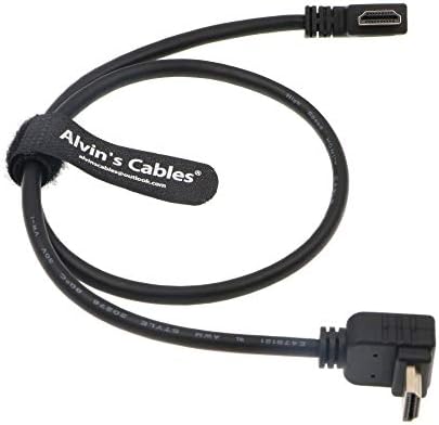 Alvin's Cables Z Cam E2 L Kształt Kabel HDMI High Speed Ethernet dla świstoklików Monitor BM5 Od prostego do prawego kąta 50 CM