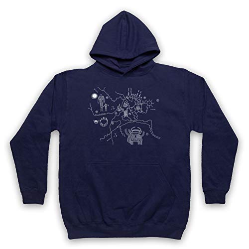 Sweat a capuche Peaks Owl Cave Map idéal pour vos soirées de visionnage de séries