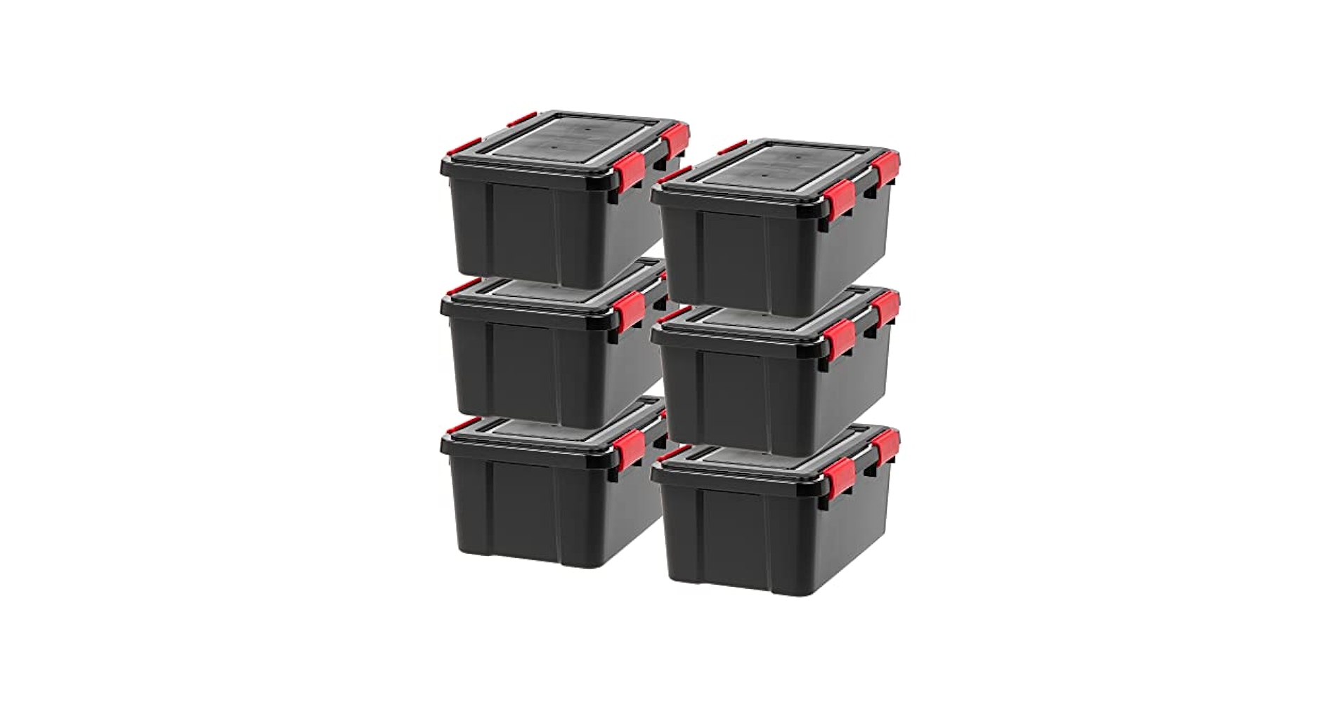 Amazon.com: IRIS USA WeatherPro 19 Qt Storage Bins with Lids