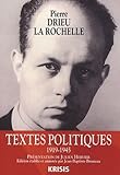 Textes politiques: 1919-1945