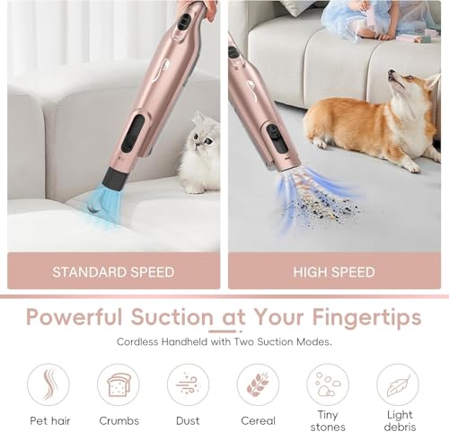 Image of Cordless Handheld Vacuum Cleaner for Car & Home, Lightweight Vacuum
