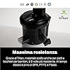 Classe Italy Estrattore di succo a Freddo 43 giri Compact Smart, Compatto e Silenzioso, Tecnologia Easy Clean, funzione risciacquo, Spremitura a Freddo, Rotazione Inversa
