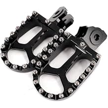 KKE Motorcycle CNC Foot Pegs Rest Footpegs Compatible with Talaria Sting MX3 / MX4 Black