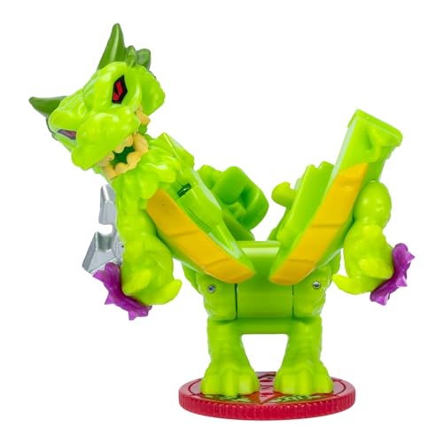 Legends of Akedo Ninja Bosses, Venom Claw, 3" Tall Battling Action Figure with 360˚ Tail Whip and Claw Attack Spin Action, Double Defense Armor That Pops Off When Struck, 4 Ninja Bosses to Collect by Akedo - Image 2