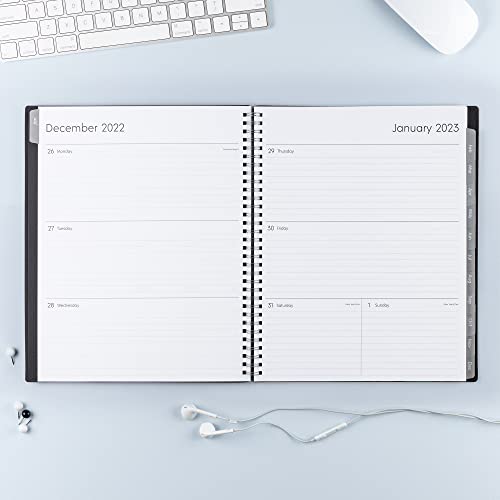 Blue Sky 2023 Weekly And Monthly Planner, January - December, 8.5" X 11", Flexible Cover, Wirebound, Enterprise (142092) #TOP1