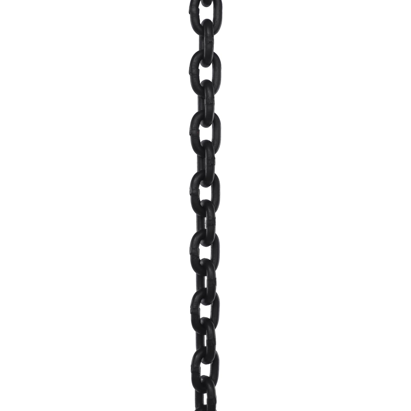 Palan à chaîne 1000 kg, hauteur de levage 6 m, acier au manganèse G80 + acier inoxydable, palan à chaîne manuel 1T (noir)