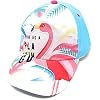 Flamant Rose Casquette Enfant Fille Le Bleu et Rose TU 54/56cm (6-10 Ans)