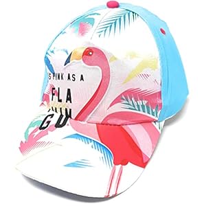 Flamant Rose Casquette Enfant Fille Le Bleu et Rose TU 54/56cm (6-10 Ans)