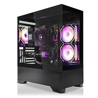 SYSTEMTREFF PC Gamer High-End AMD Ryzen 7 5700X 8x4.6GHz | Nvidia RTX 5070 TI 16Go | 1To M.2 NVMe | 32Go DDR4 RAM | Windows 11 | Ordinateur de Bureau pour Les Joueurs, Les Gamers & Streamer